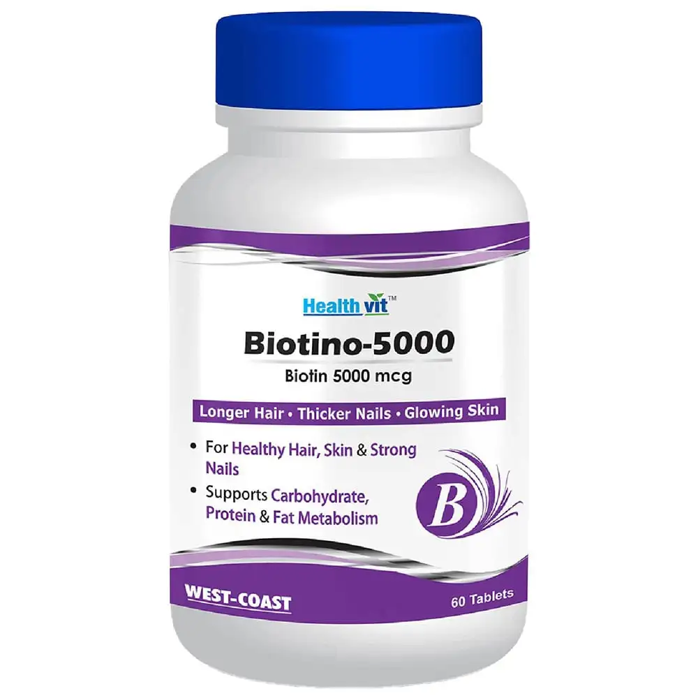 Healthvit Biotino (5000 mcg),  60 tablet(s)  Unflavoured