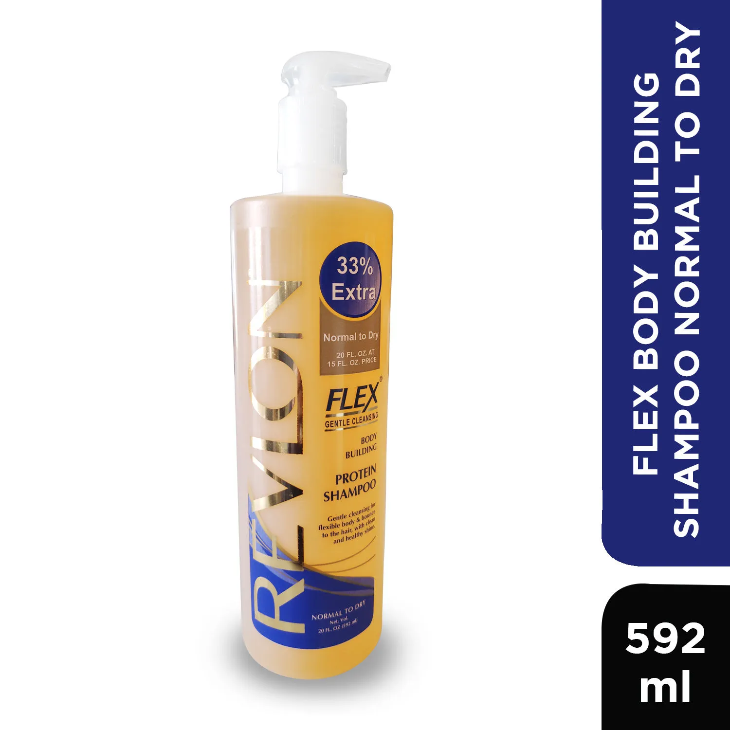 Revlon Flex Body Building Protein Shampoo - Normal To Dry 33% Extra