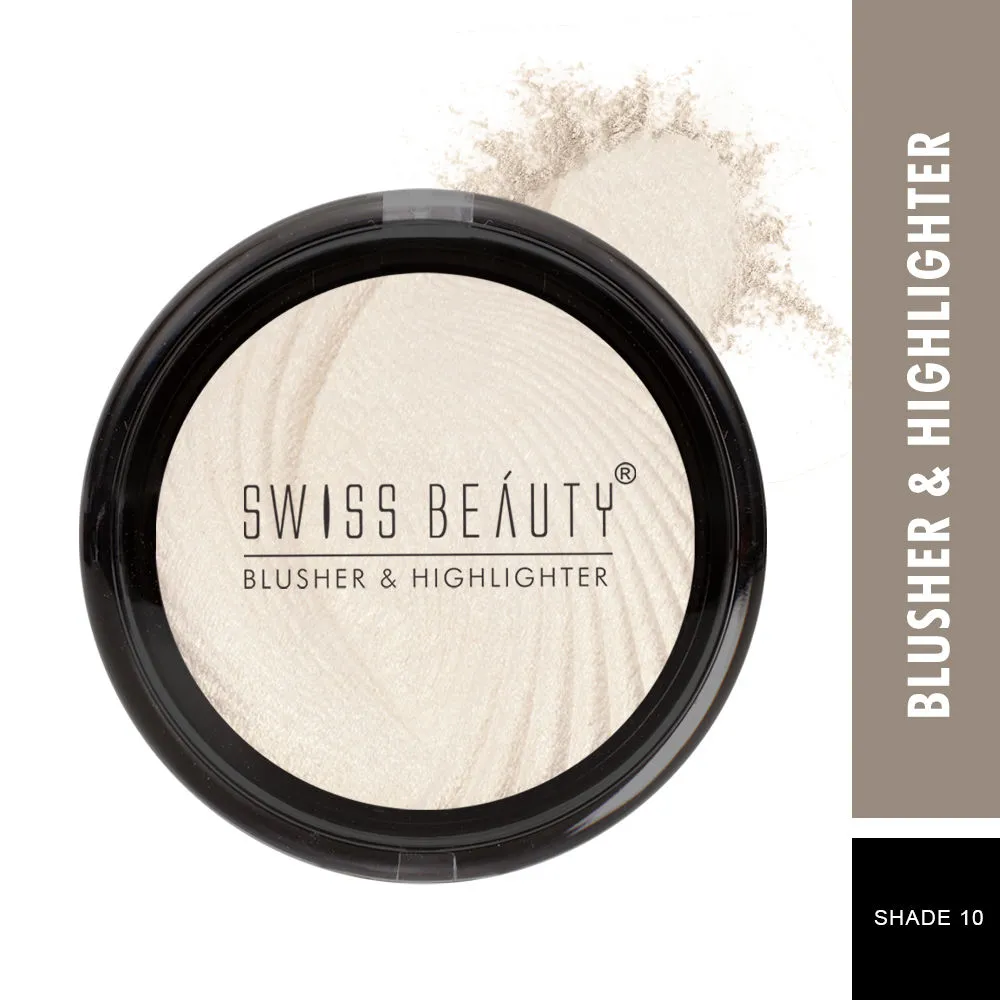 Swiss Beauty Blusher & Highlighter - Shade 10