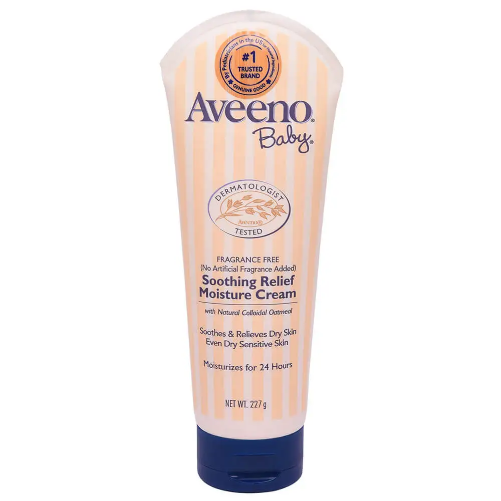 Aveeno Baby Soothing Relief Moisture Cream,  227 g  for All Types of Skin