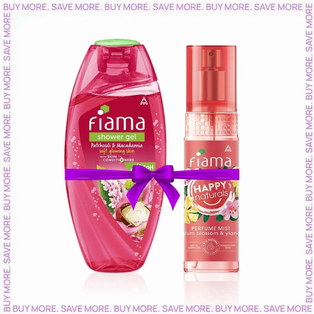 Fiama Shower Gel & Plum Blossom Mist Combo