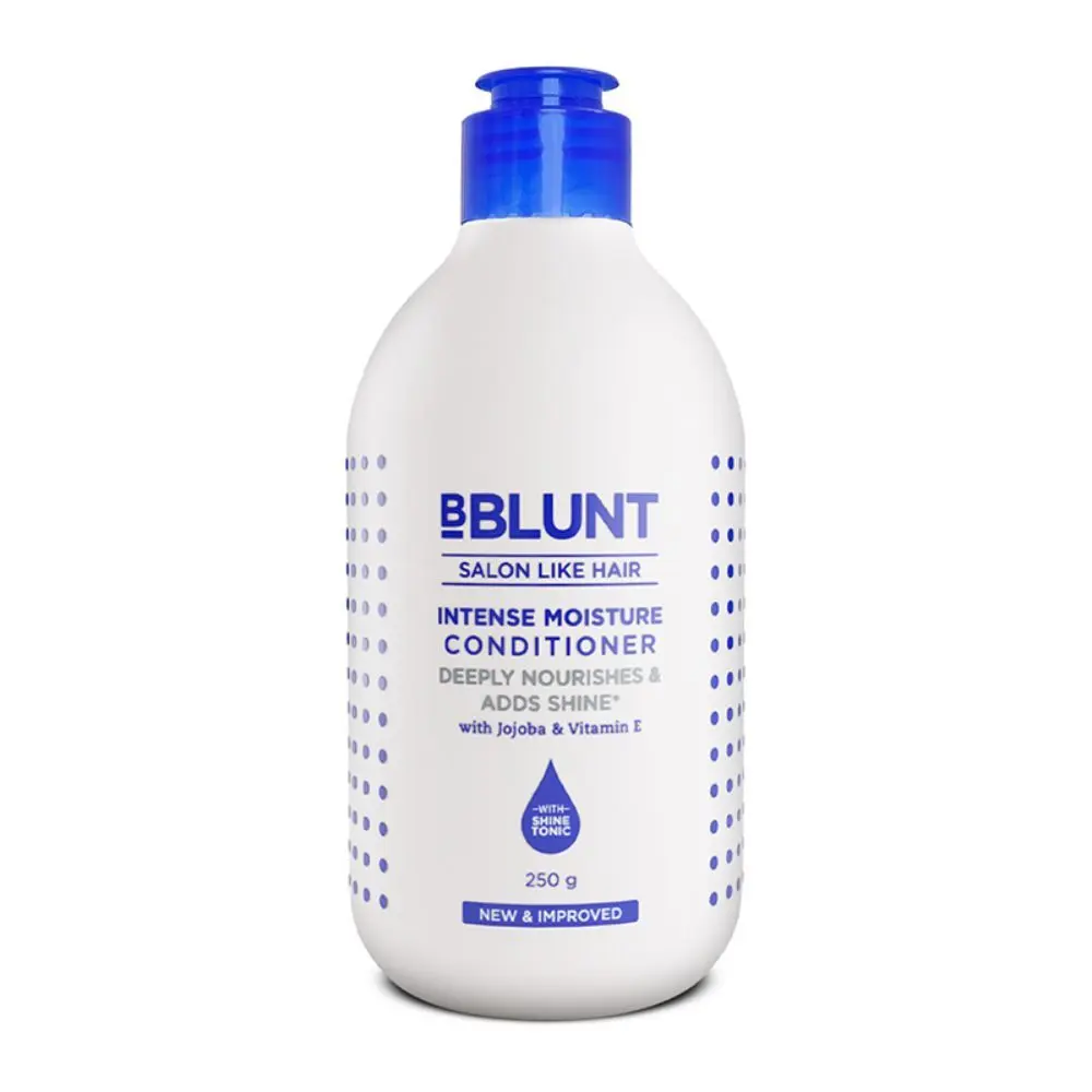 BBLUNT Intense Moisture Conditioner with Vitamin E & Jojoba for Dry & Frizzy Hair - 250 g