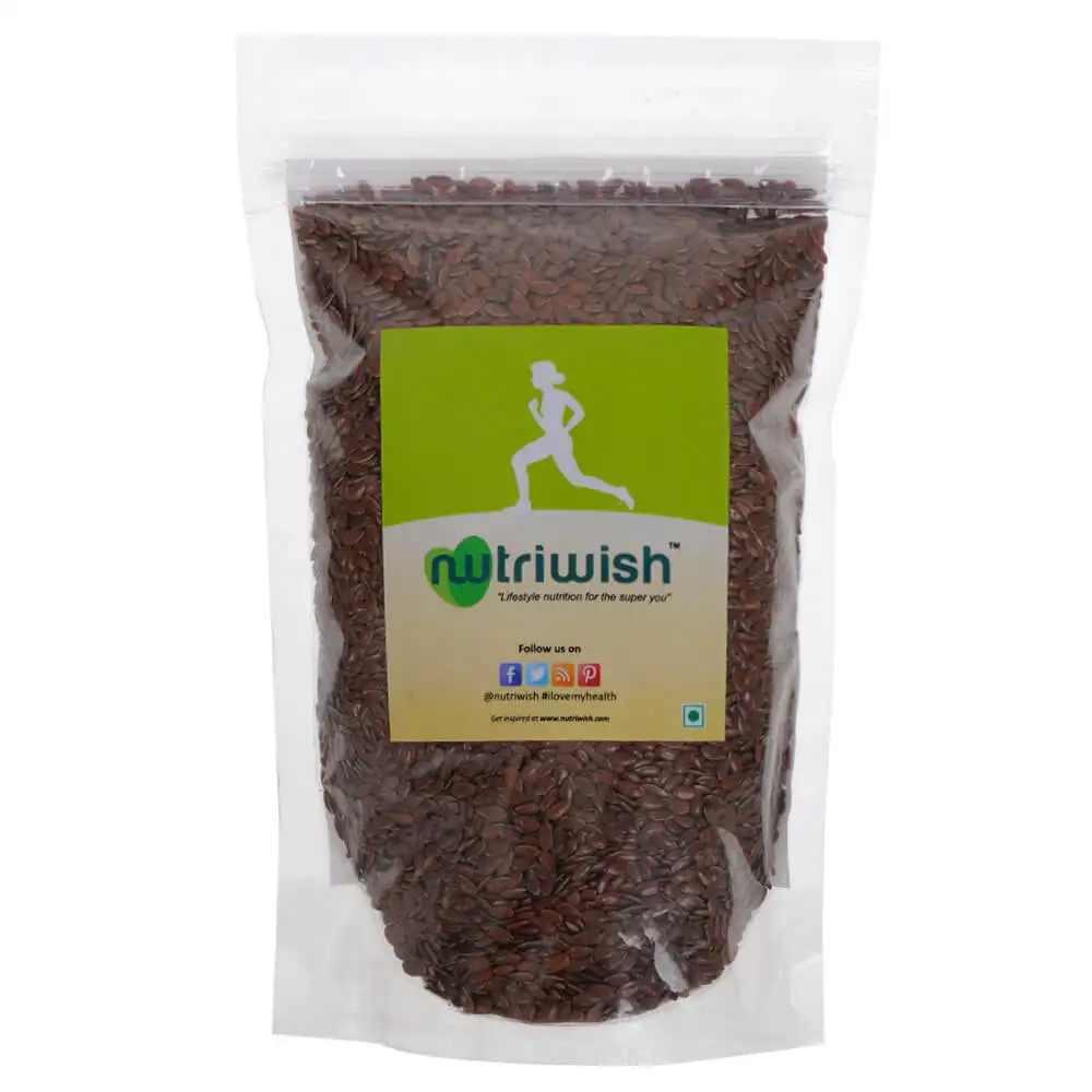 Nutriwish Raw Flax Seeds,  Unflavoured  0.250 kg