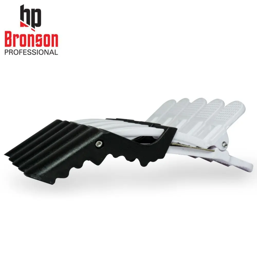 Bronson Professional Crocodile Hair Clips - 5 Pcs (Color May Vary)