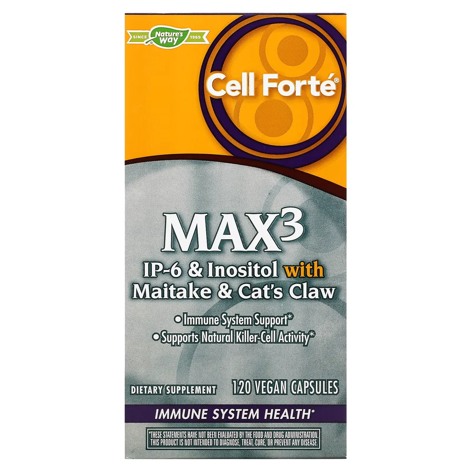 Cell Forté MAX3, 120 Vegan Capsules