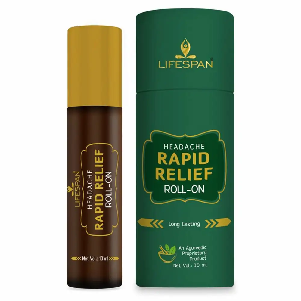 Life Span Headache Rapid Relief Roll-On,  10 ml