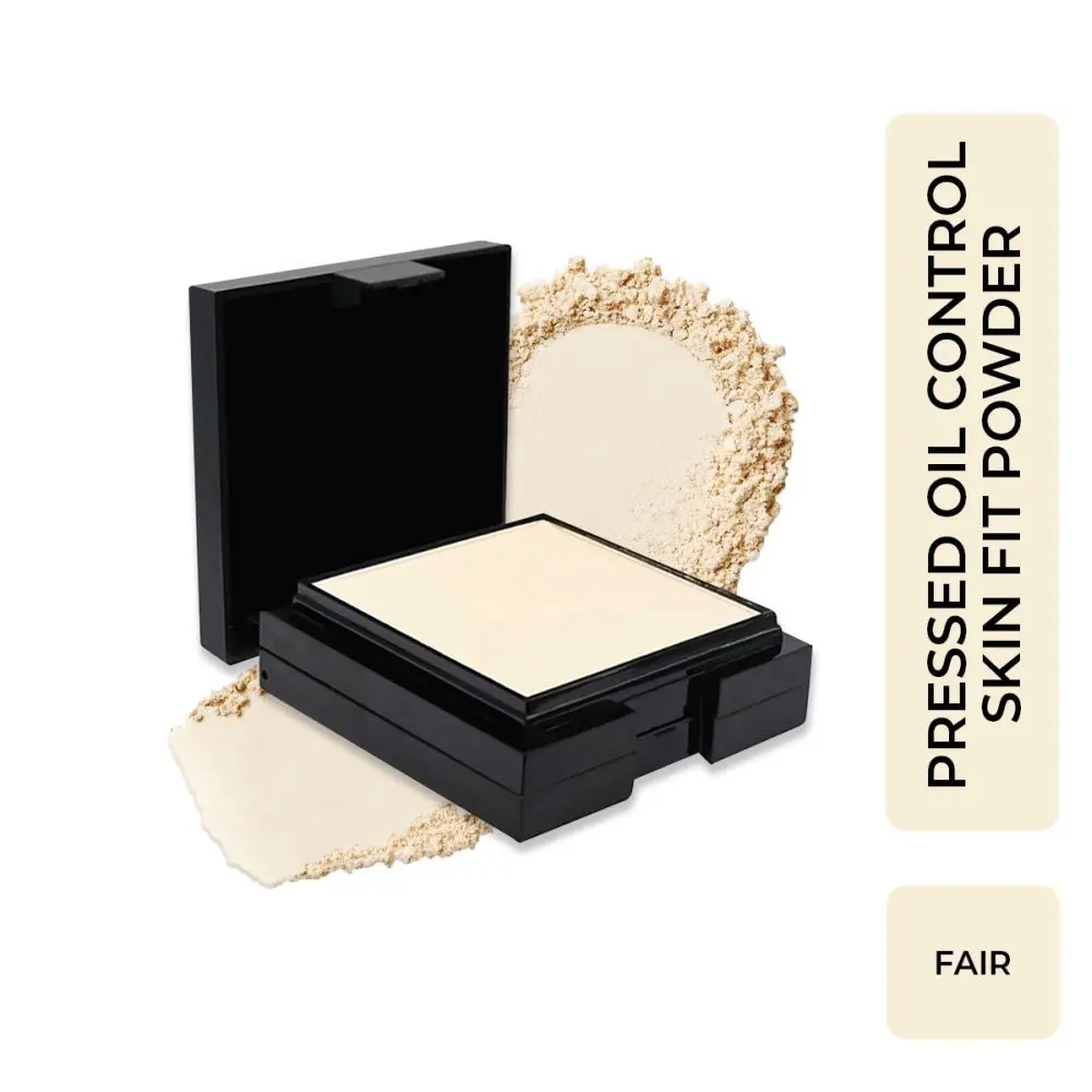 Half N Half Pressed Oil Control Skin Fit Powder, Skin Whitening, Fair (20gm)