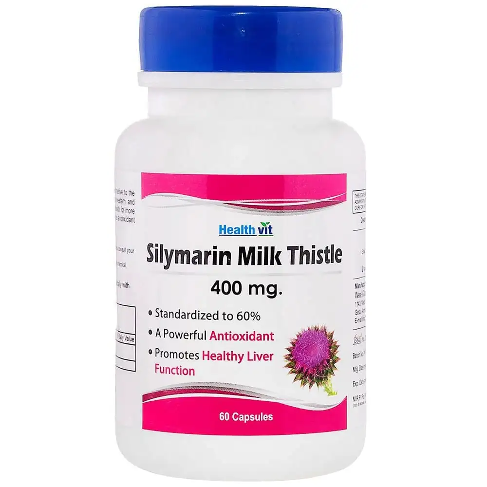 Healthvit Silymarin Milk Thistle (400 mg),  60 capsules