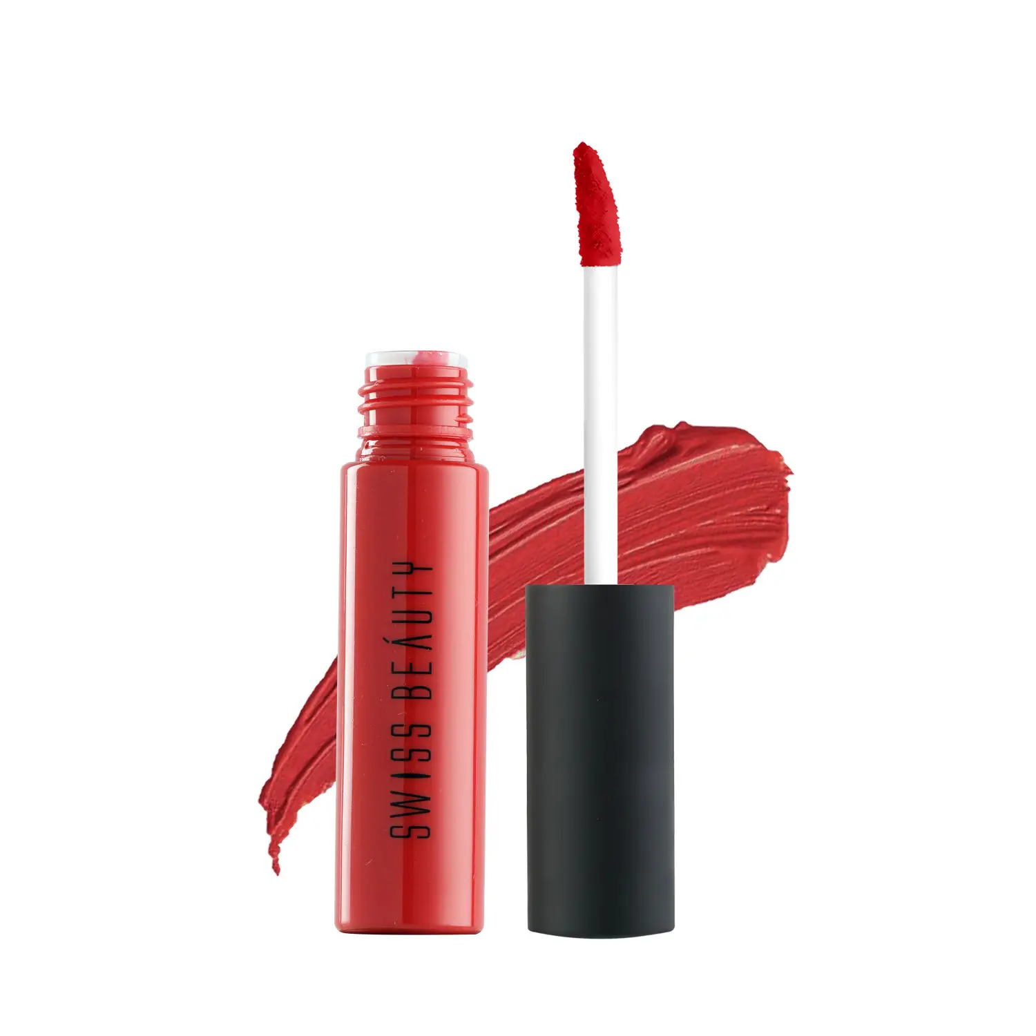 Swiss Beauty Soft Matte Lip Cream - Vivid-Red (6 ml)