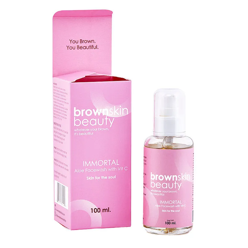 BrownSkin Beauty Immortal Face Wash With Aloe Vera, Vitamin C