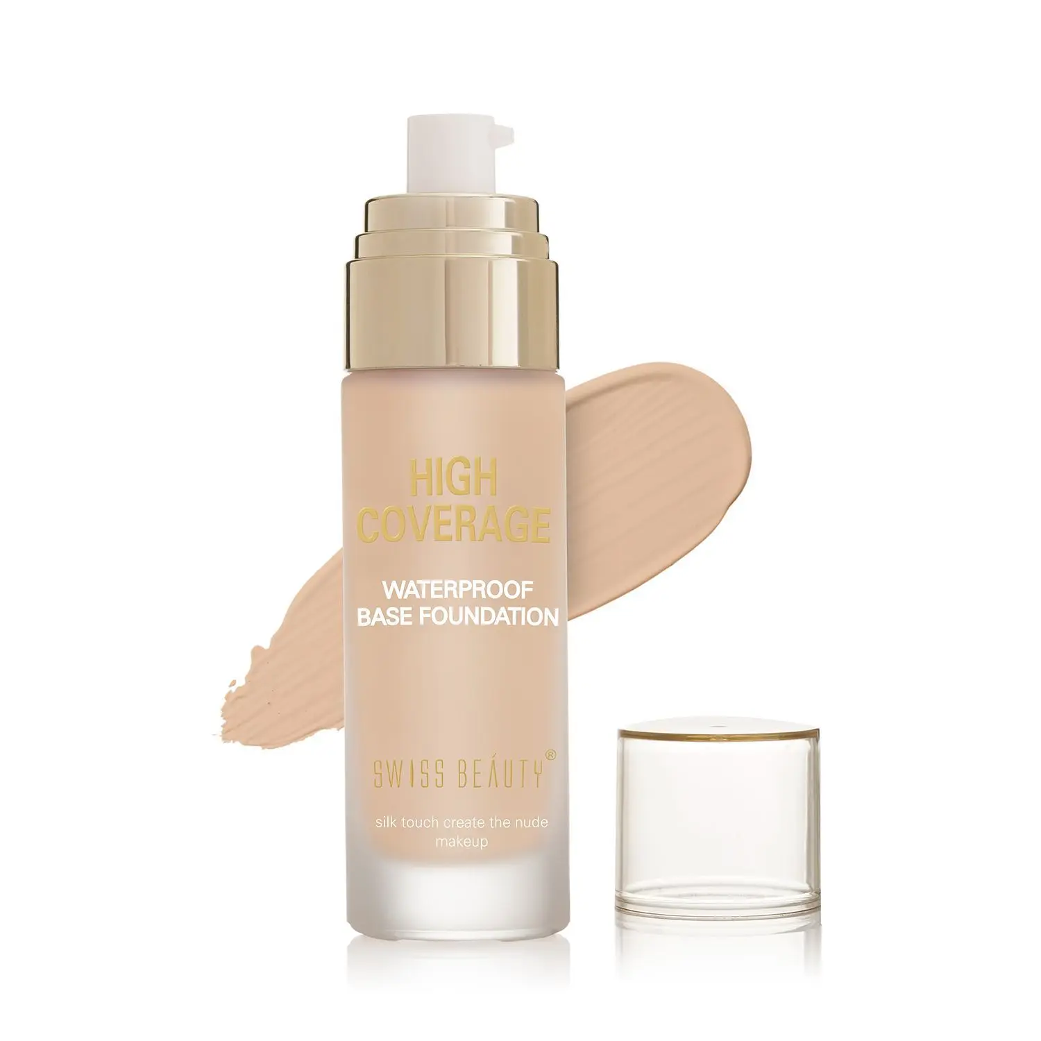 Swiss Beauty High Coverage Waterproof Base Foundation - Classic-Ivory (55 g)