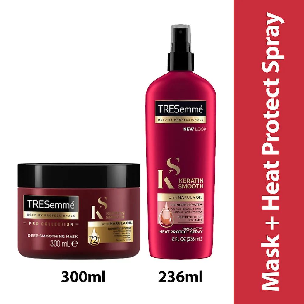 Tresemme Keratin Mask & Heat Protection Spray Combo