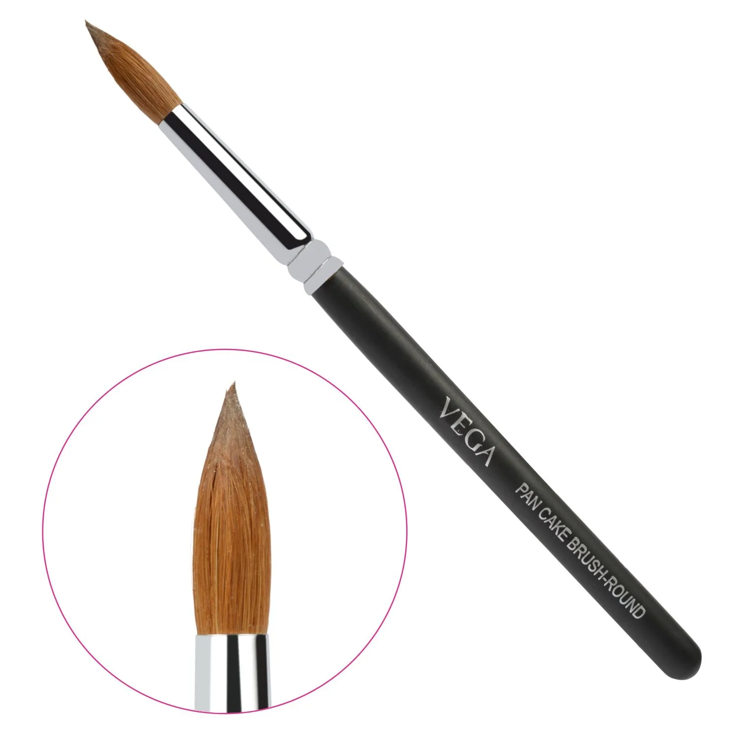 VEGA Pan Cake Brush - Round (PB-07)