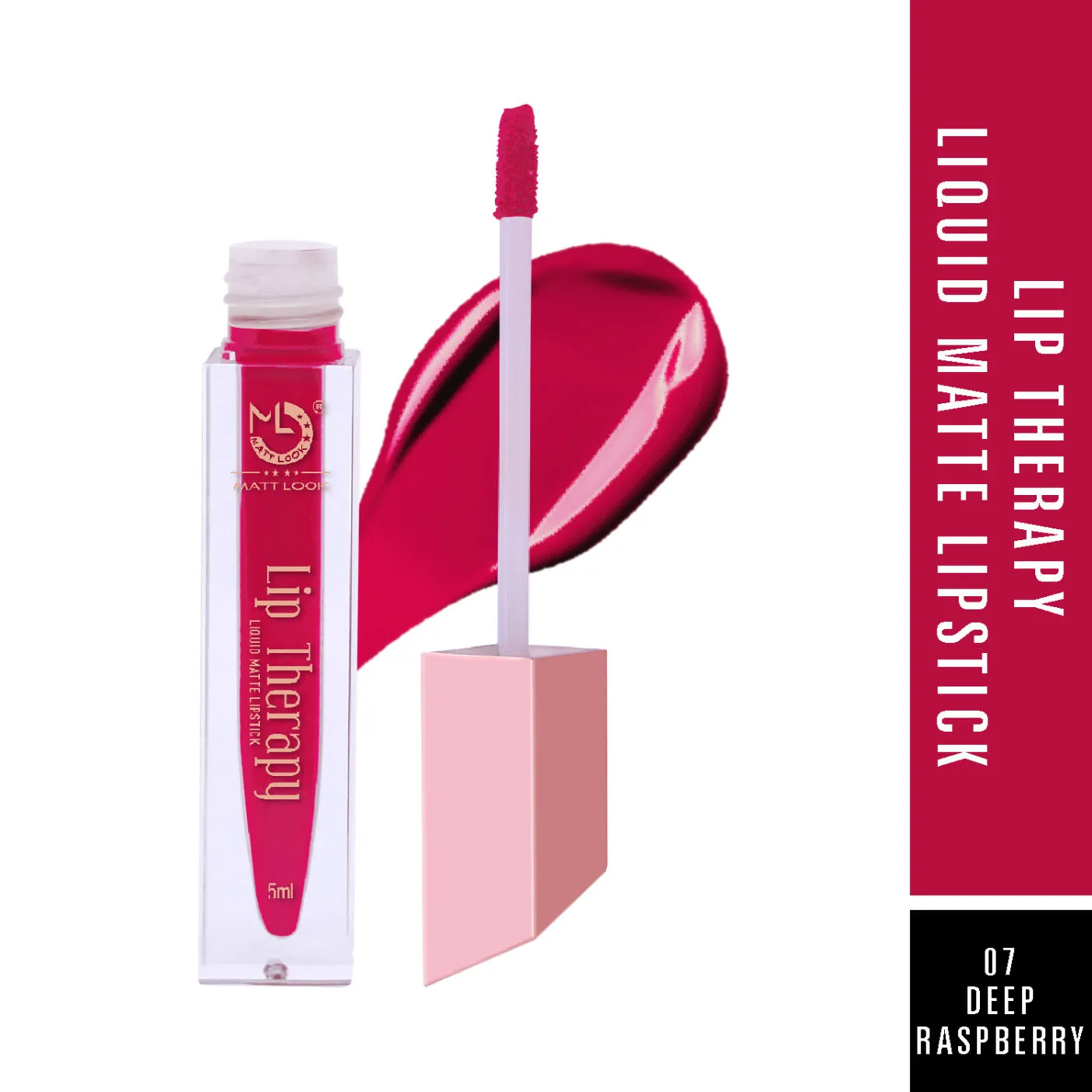 Matt look Lip Therapy Liquid Matte Lipstick - Deep Raspberry