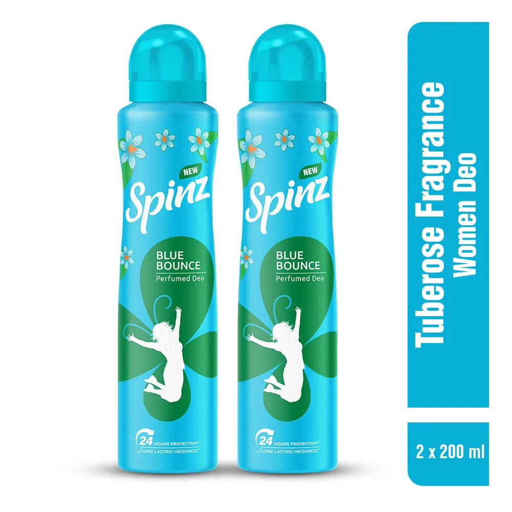 Spinz Blue Bounce Perfumed Deo (Pack Of 2)