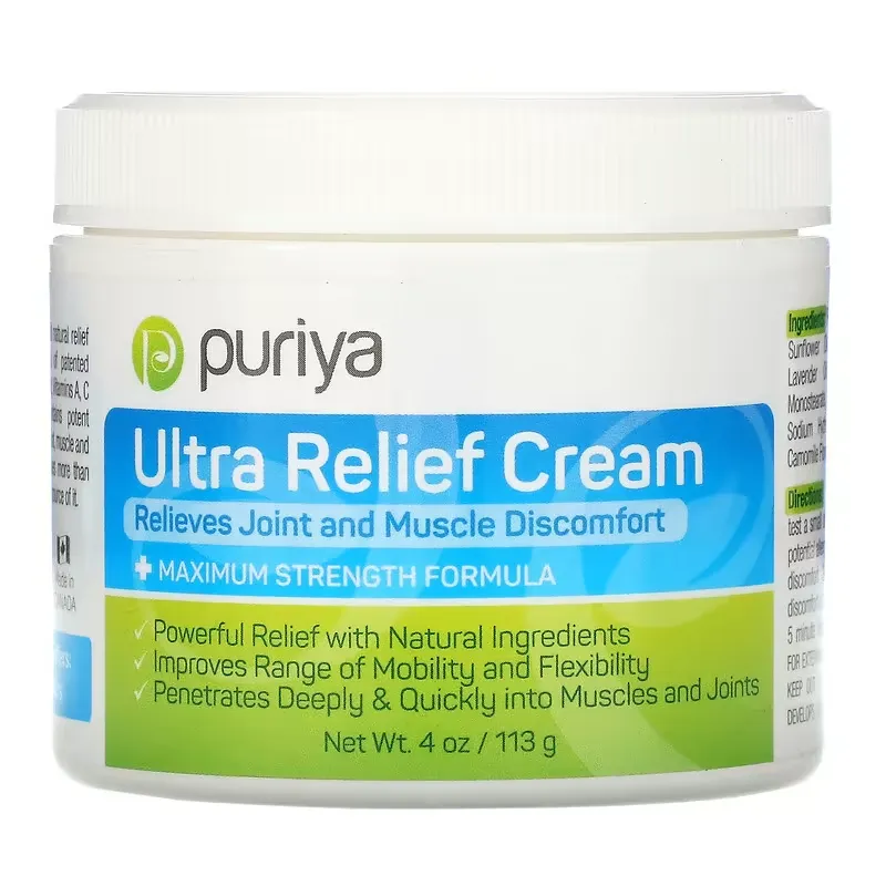 Ultra Relief Cream, 4 oz (113 g)