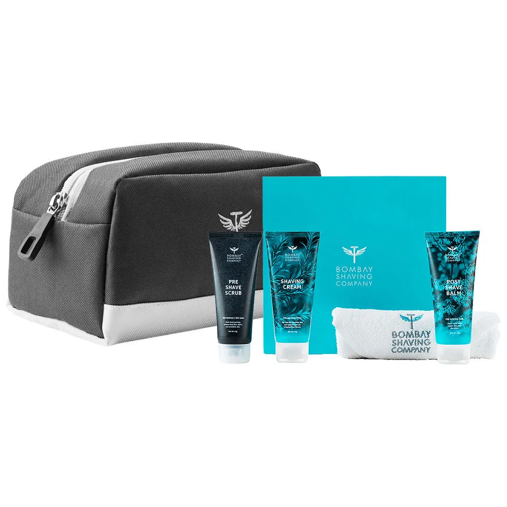 Bombay Shaving Company Shaving Starter Kit + Free Travel Bag