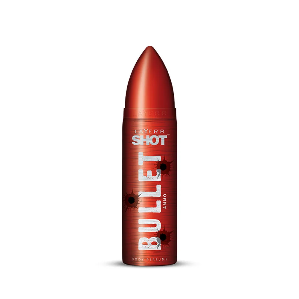 Layerr Shot Bullet Ammo Body Perfume