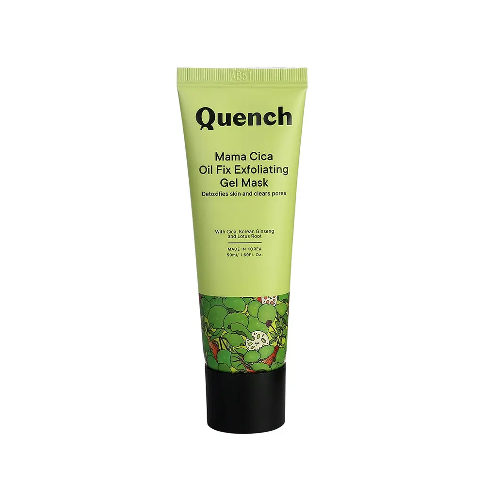 Quench Botanics Mama Cica Oil Fix Exfoliating Gel Mask (50 ml)