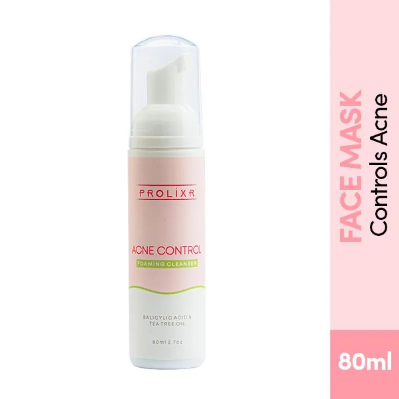 Prolixr Acne Control Foaming Cleanser With Salicylic & Tea Tree