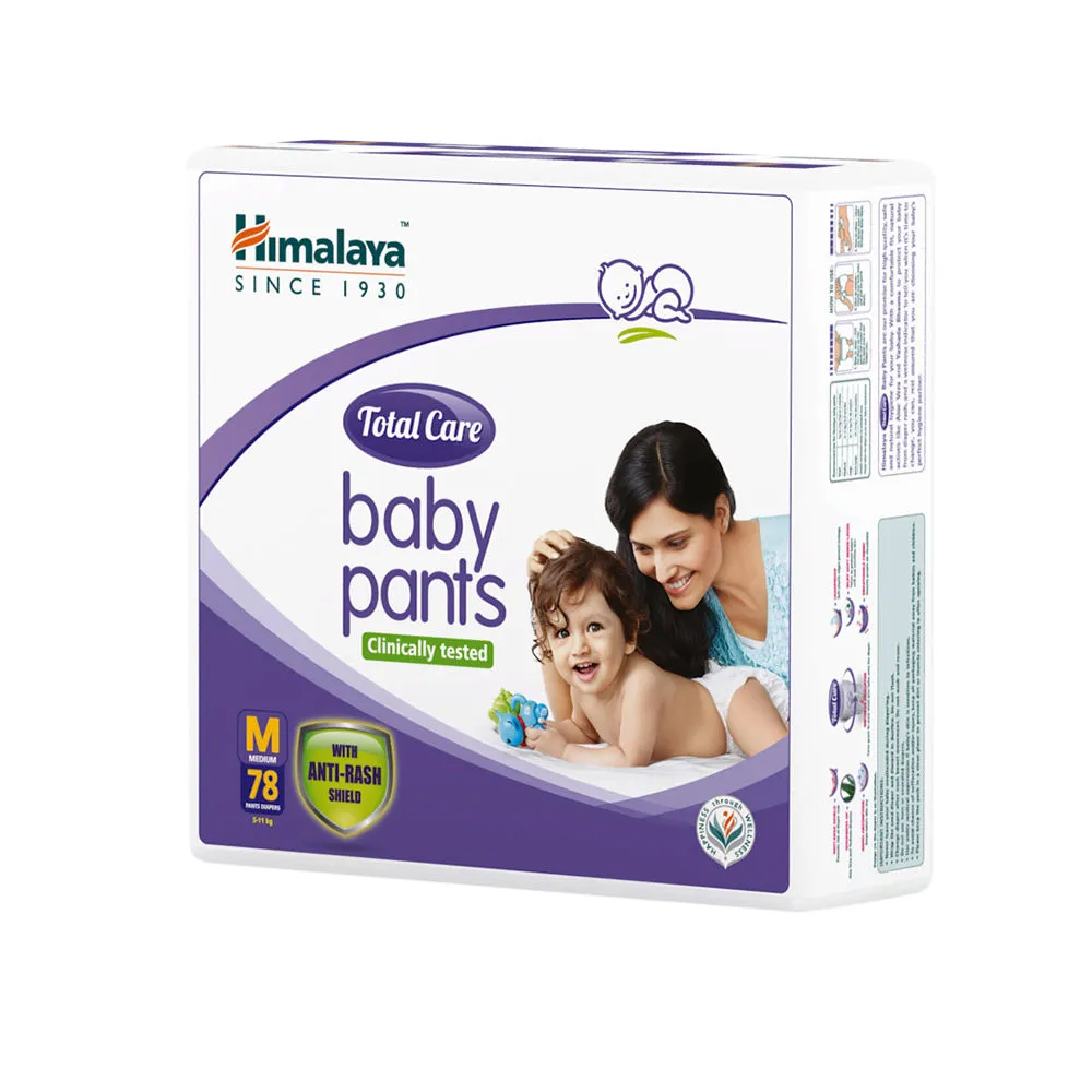 Himalaya Total Care Baby Pants Diapers, Medium (78 Count)