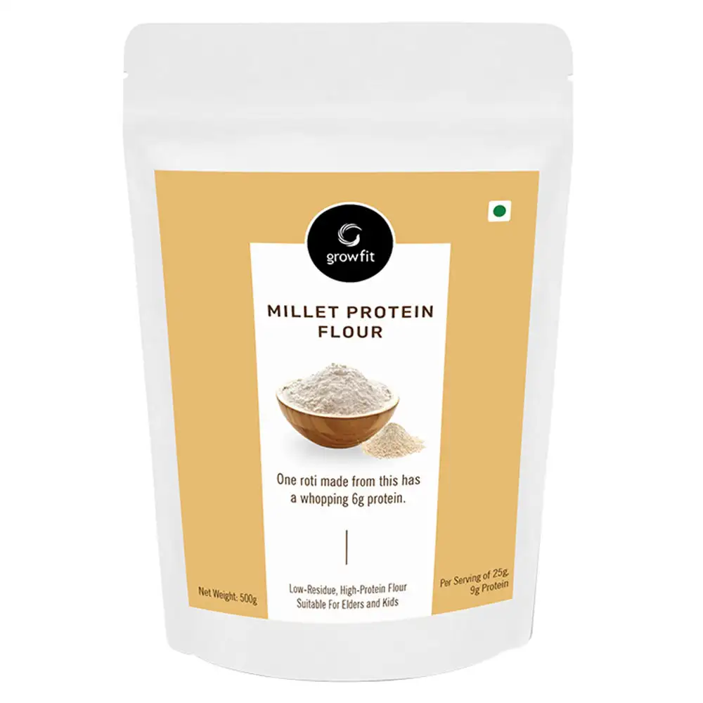 GrowFit Milllet Protein Flour,  Unflavoured  500 g