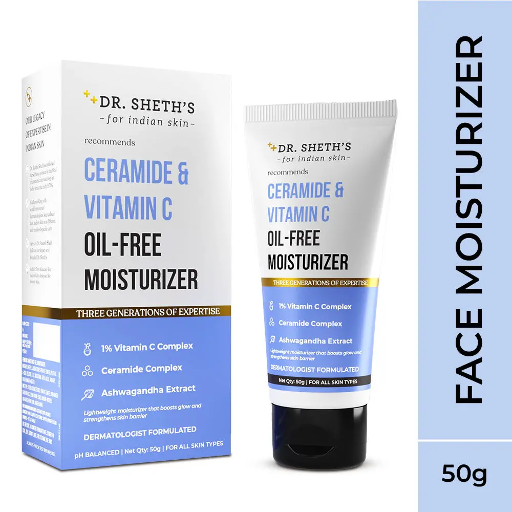 Dr. Sheth’s Ceramide & Vitamin C Oil-Free Moisturizer - 50g