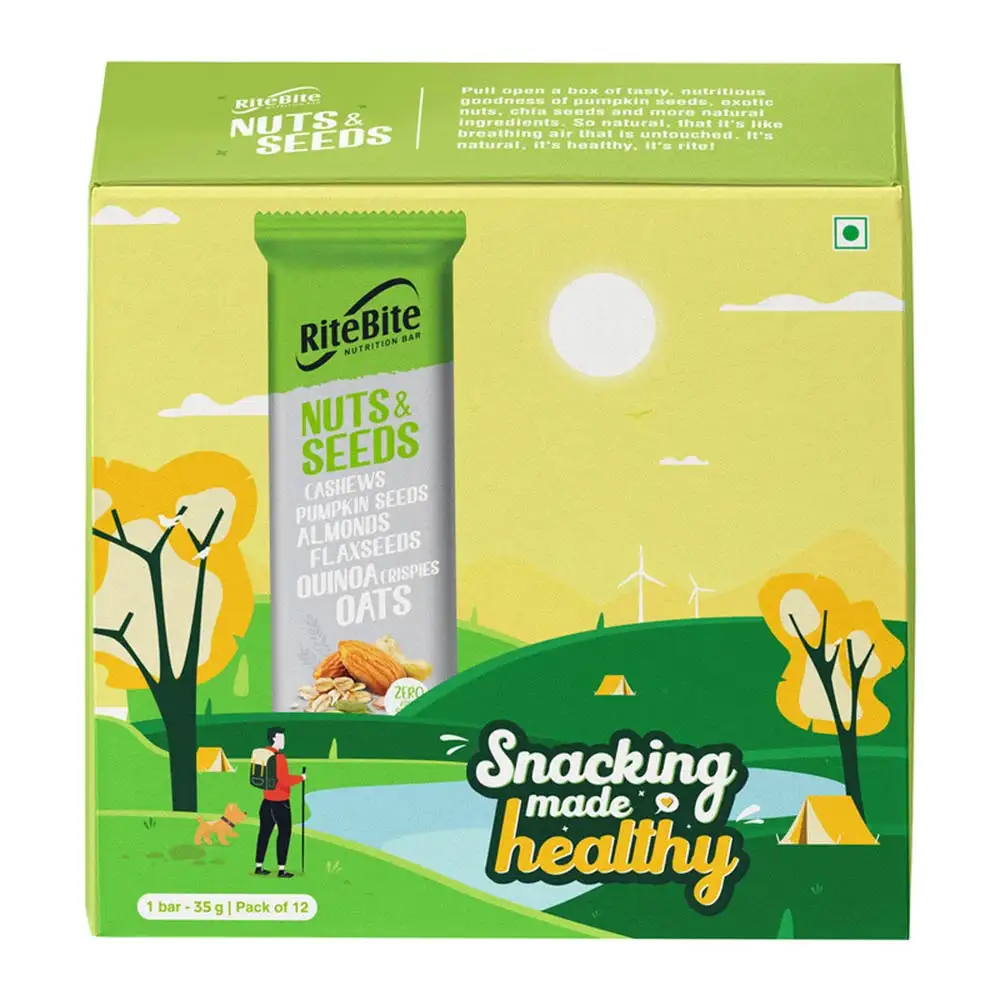 RiteBite Nutrition Bar,  12 bar(s)  Nuts & Seeds