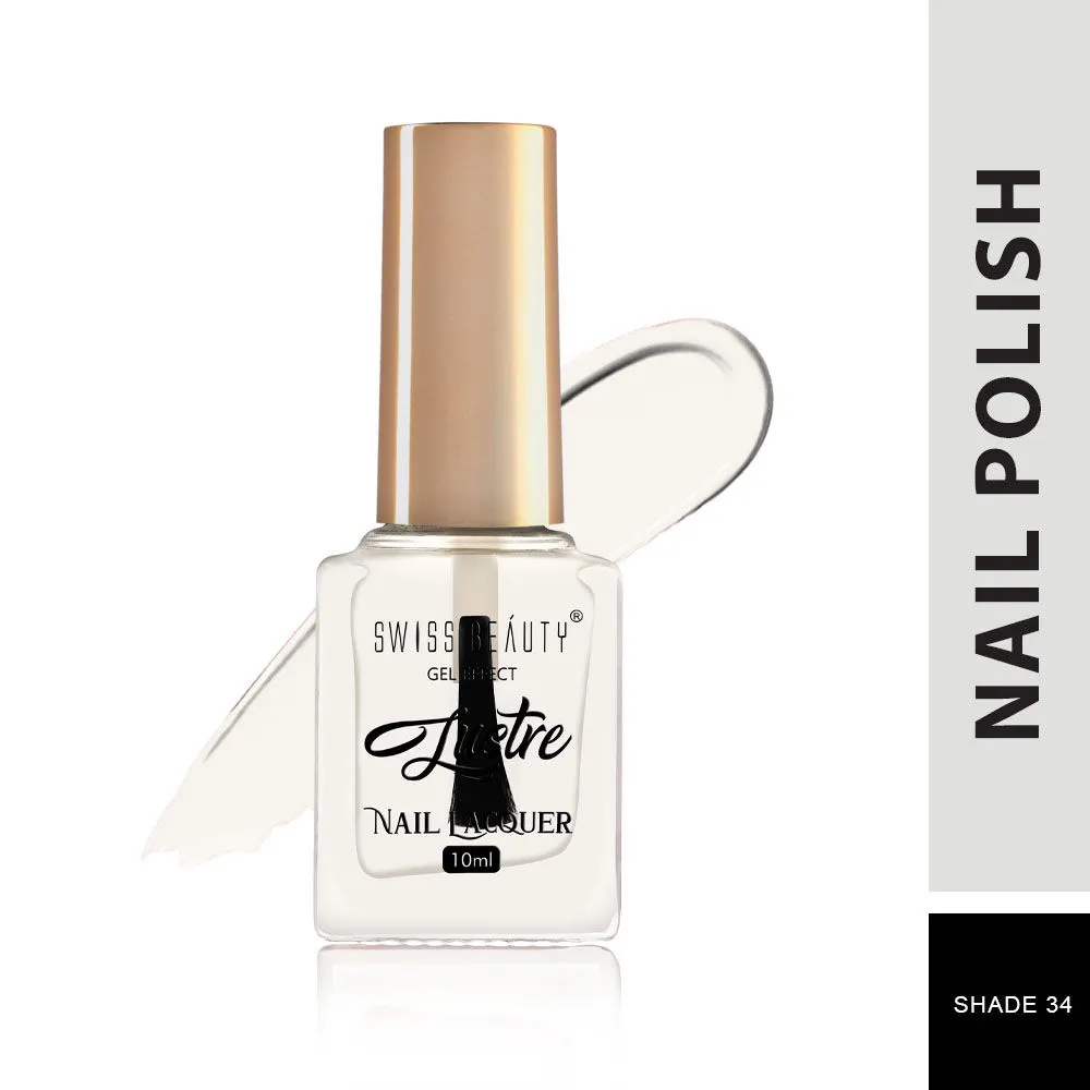 Swiss Beauty Gel Effect Lustre Nail Lacquer - 34