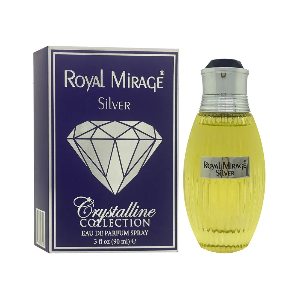 Royal Mirage Silver Crystalline Collection Eau De Parfum Spray