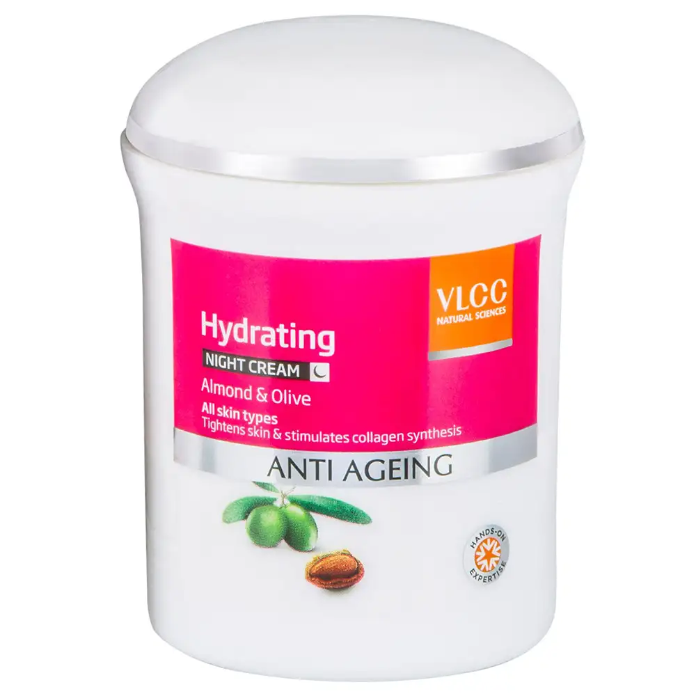 VLCC Hydrating Night Cream,  50 g  Almond & Olive