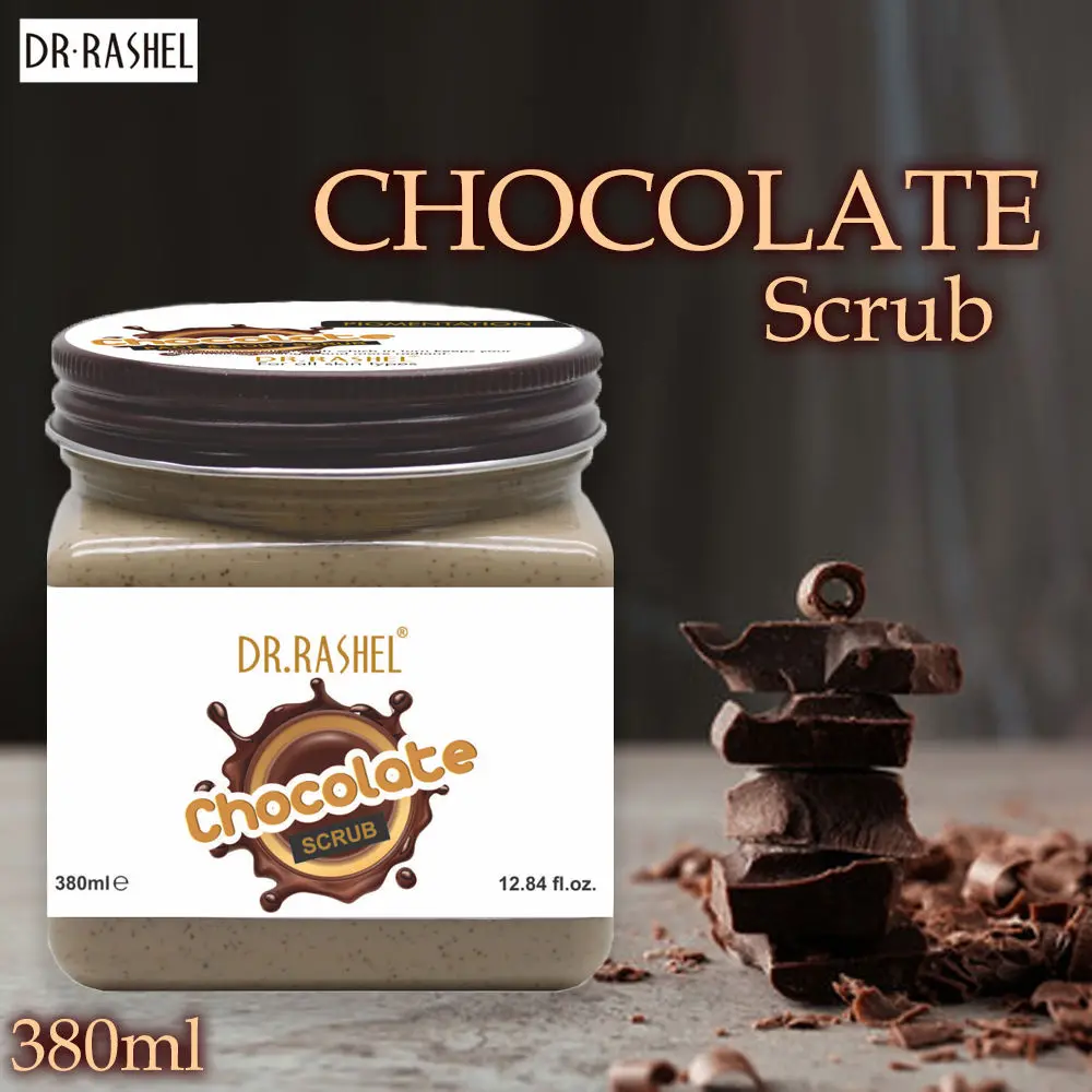 Dr.Rashel Pigmentation Chocolate Face and Body Scrub For All Skin Types (380 ml)