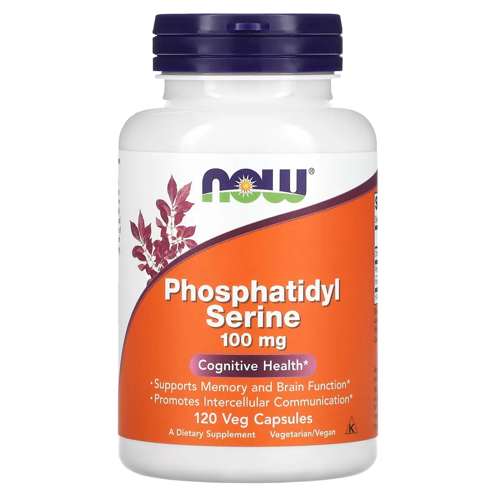 Phosphatidyl Serine, 100 mg, 120 Veg Capsules