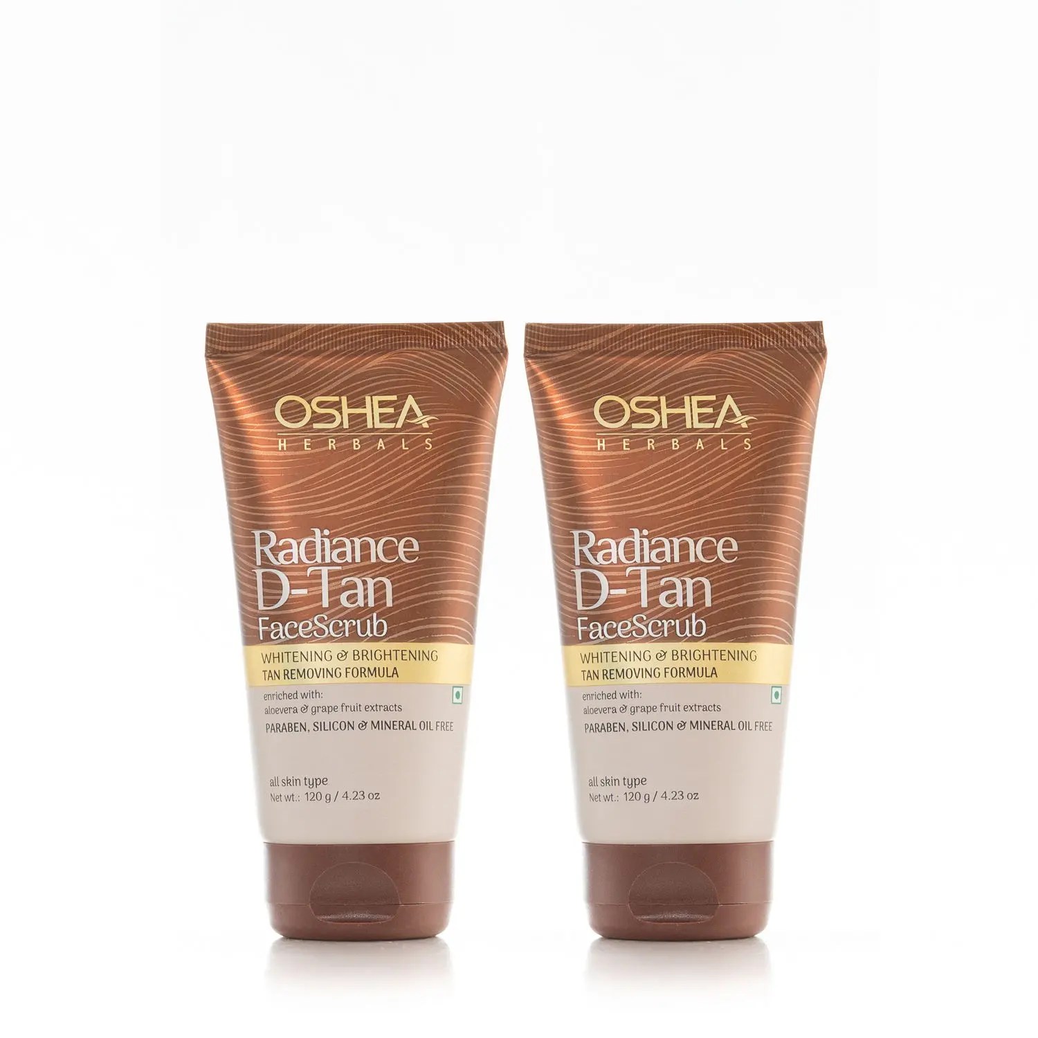 OSHEA HERBALS Radiance D-Tan Face Scrub(Pack of 2 )