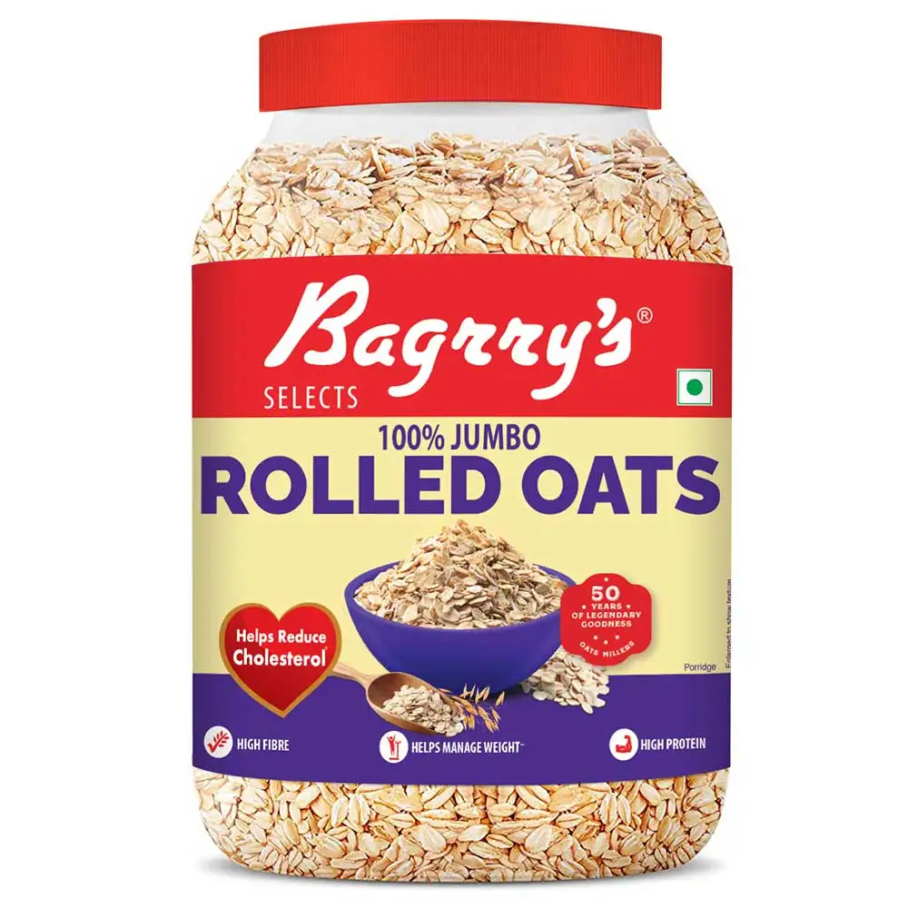 Bagrrys Rolled Oats,  1.2 kg  Unflavoured