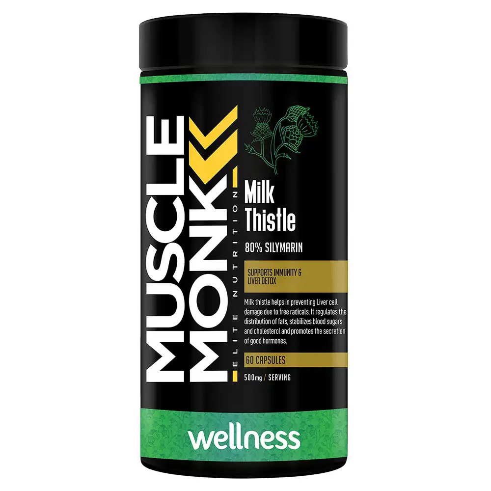 MuscleMonk Milk Thistle,  60 capsules