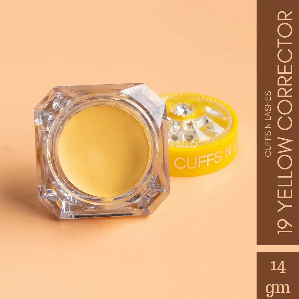 Cuffs N Lashes Cover Pots, Concealer, Yellow Corrector