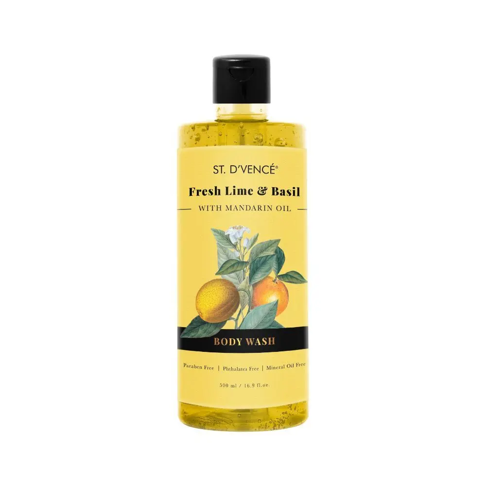 Lime & Basil Body Wash With Mandarine