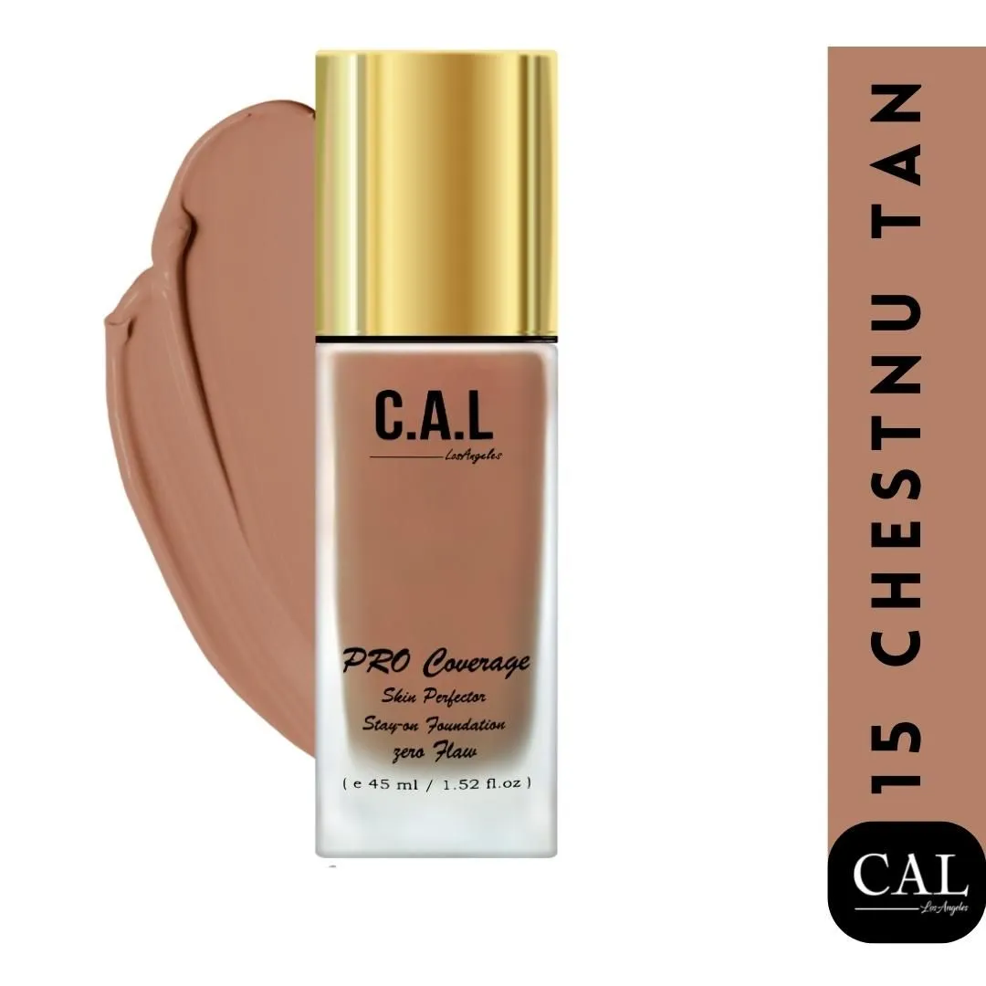 C.A.L Los Angeles Skin Perfector Stay On Foundation - Chestnut Tan