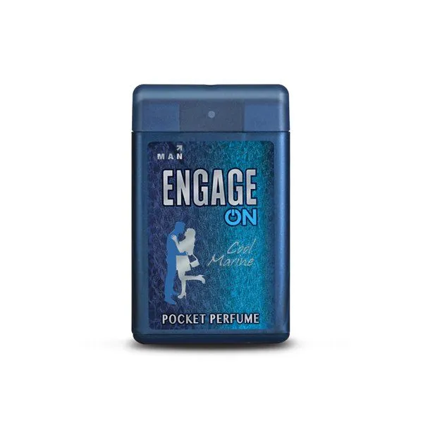 Engage On Cool Marine Pocket Perfume For Men