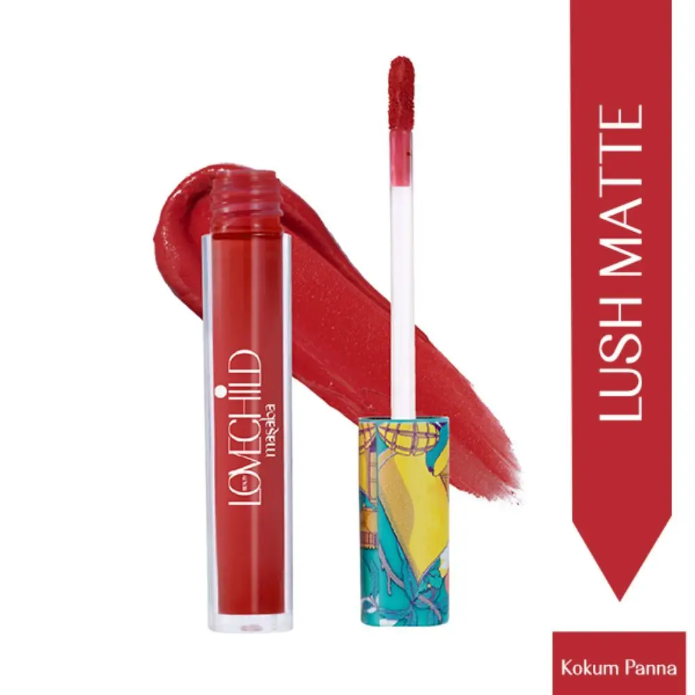 LoveChild Masaba Kokum Panna Super Hydrating & Buttery Brick Red Lip Creme