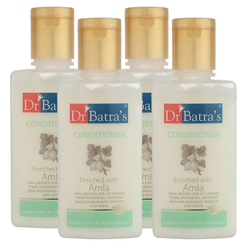 Dr Batra's Conditioner,  100 ml  Enriched with Amla (Pack of 4)