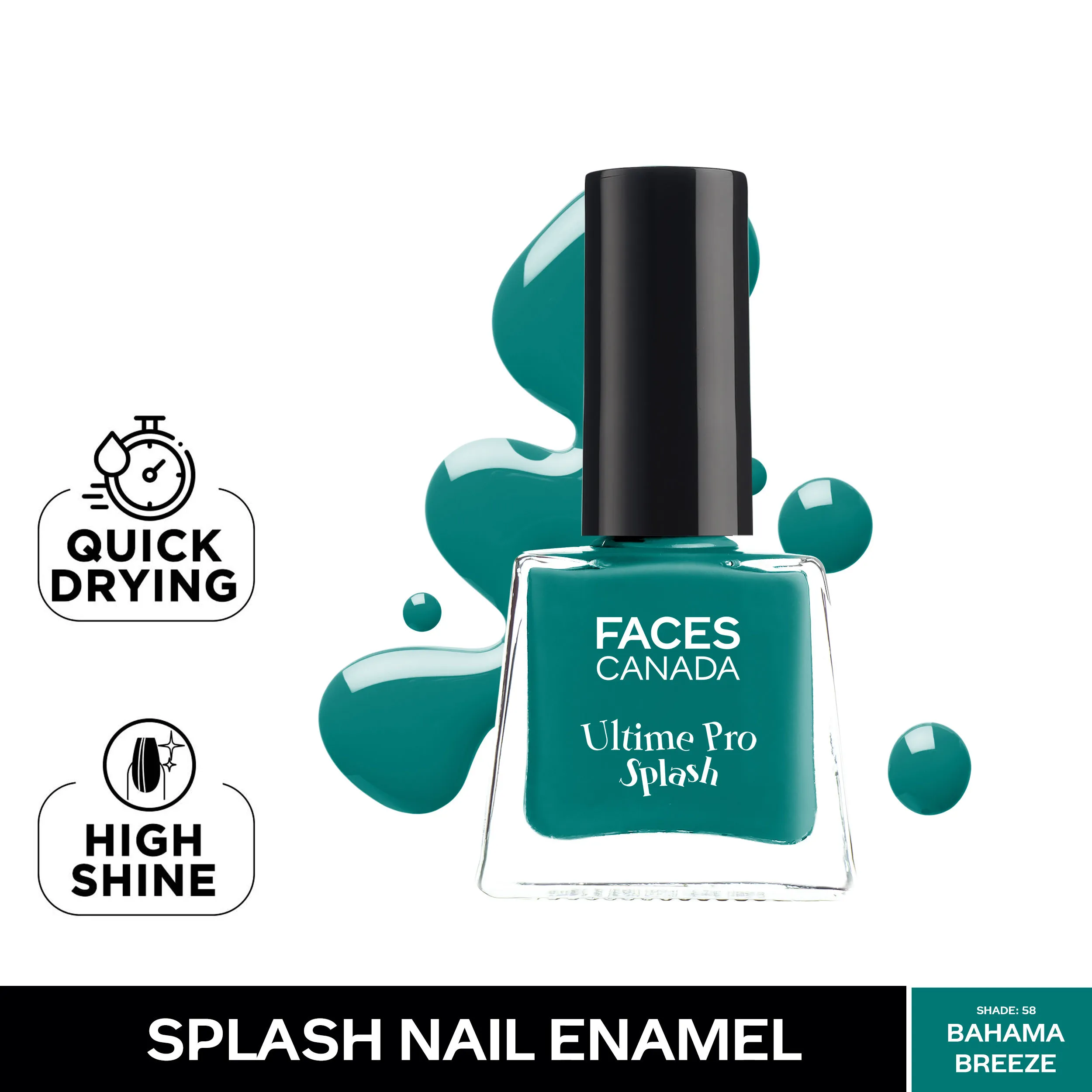 Faces Canada Ultime Pro Splash Nail Enamel - Bahama Breeze 58