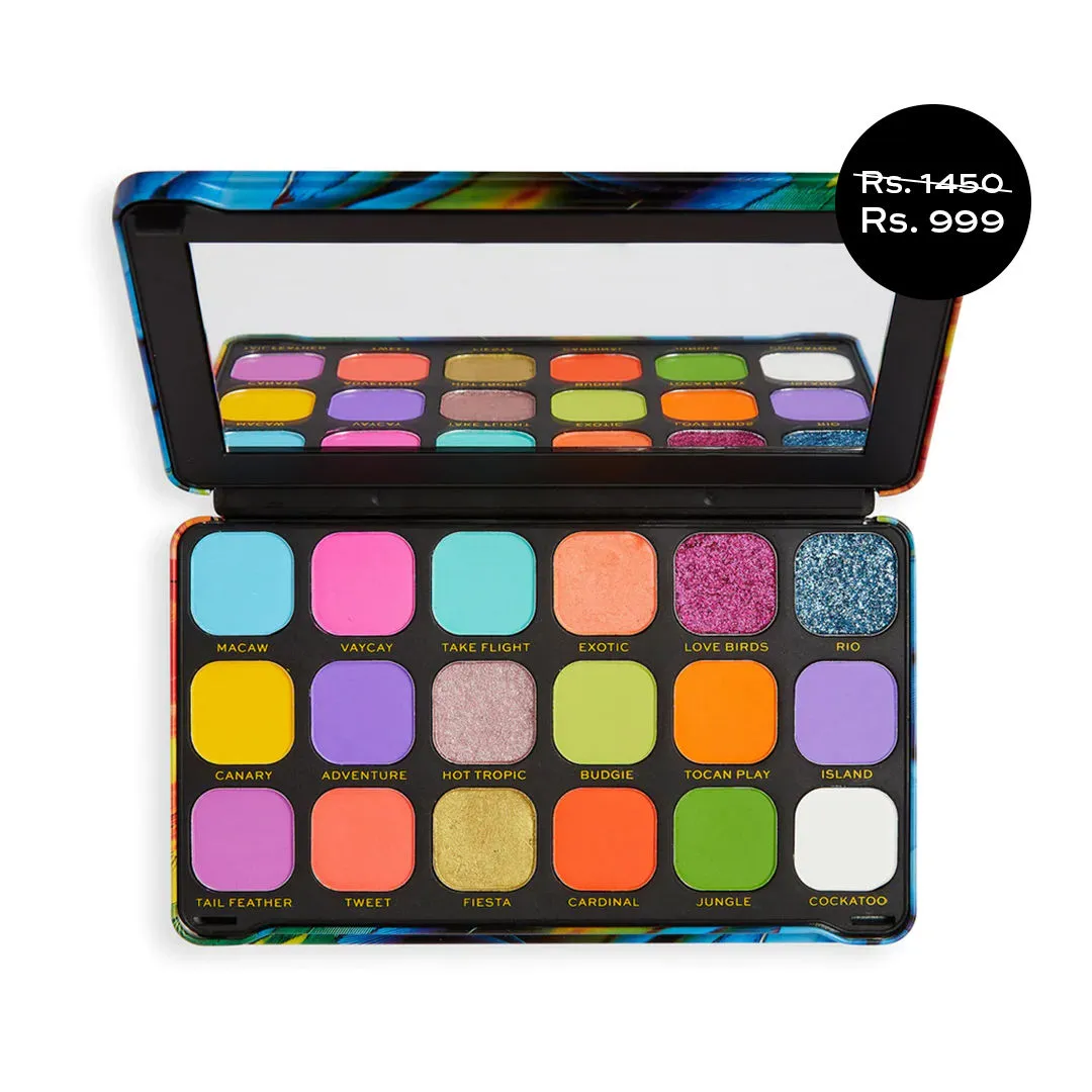 Makeup Revolution Forever Flawless Bird Of Paradise Eyeshadow Palette