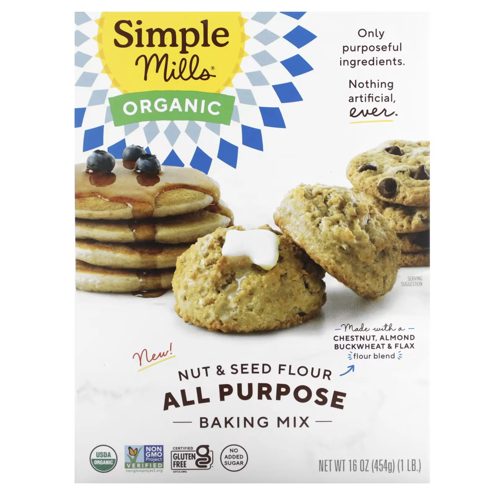 Organic All Purpose Nut & Seed Flour Baking Mix, 16 oz (454 g)