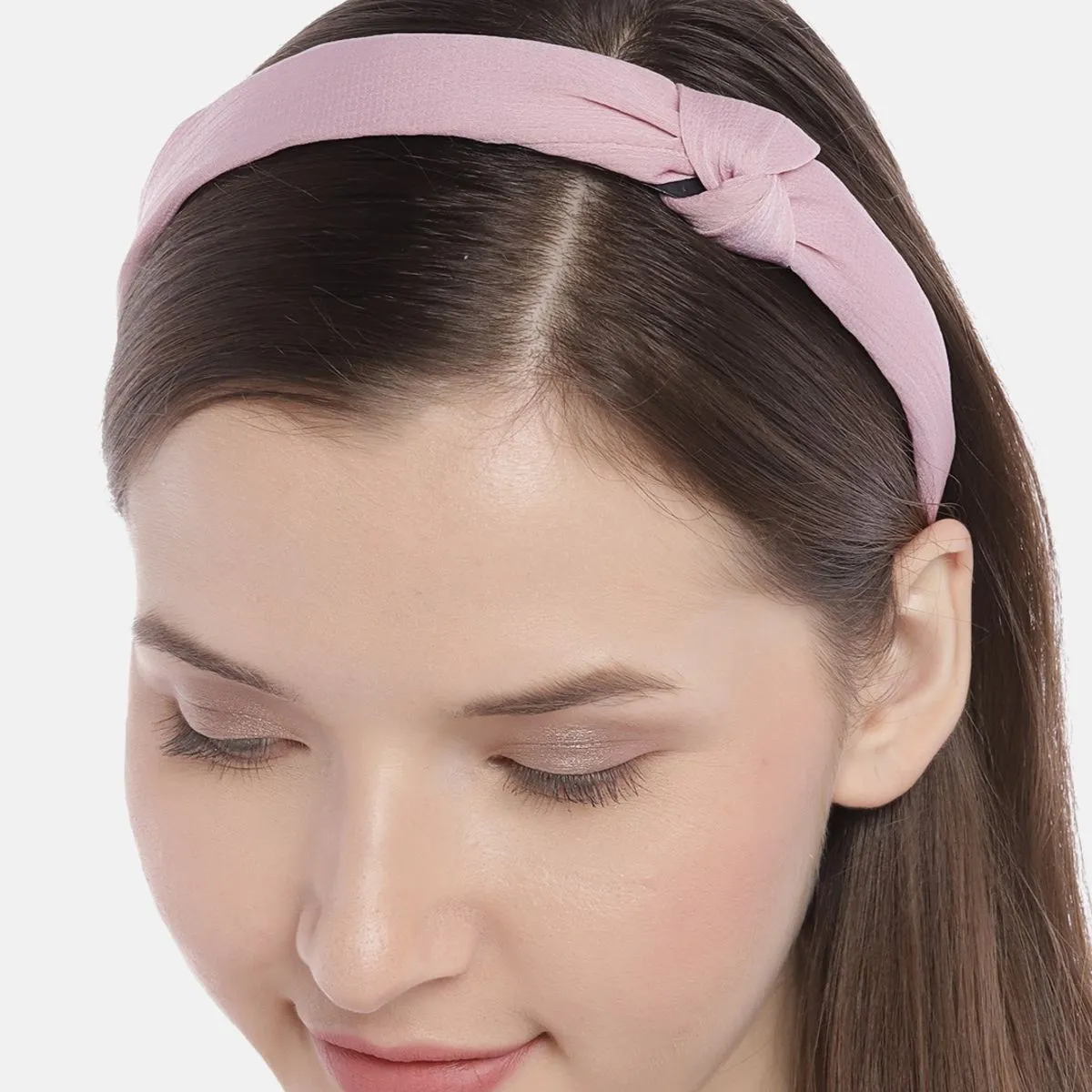 Blueberry Pink Knot Hair Band