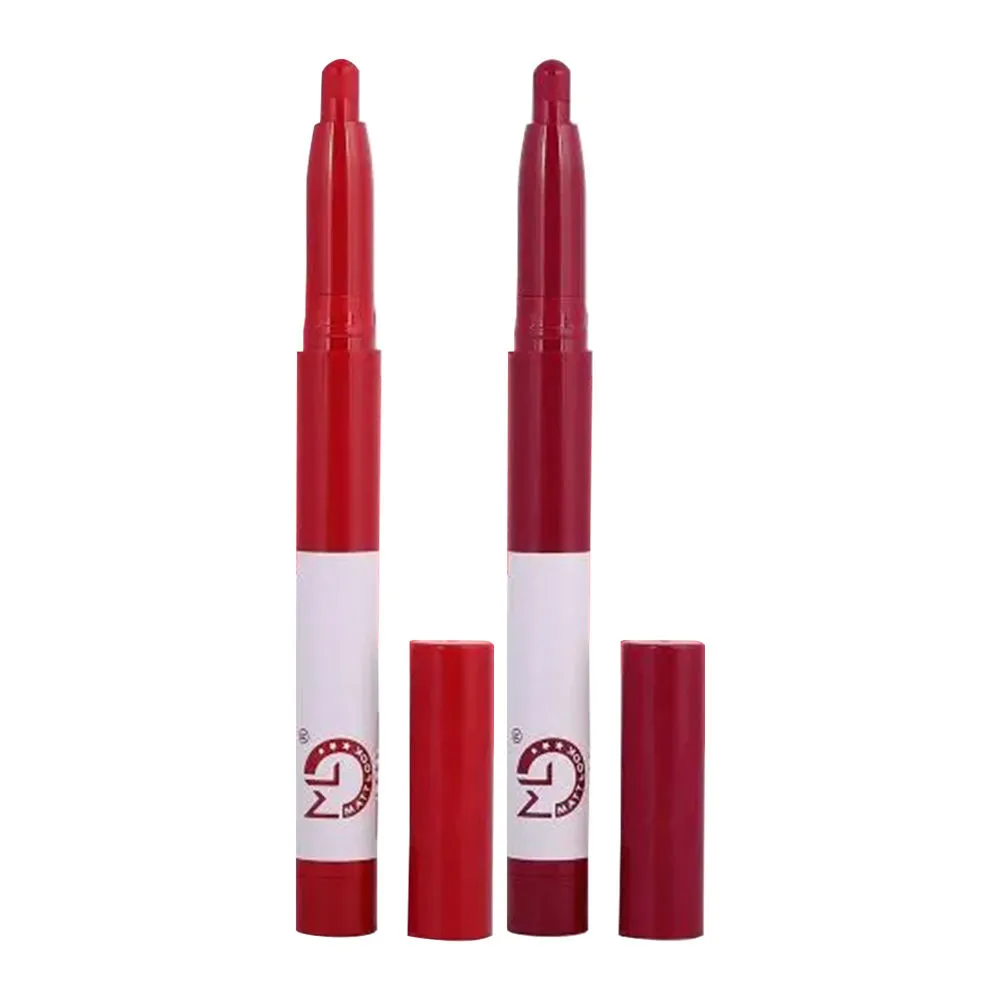 Matt look Stain Lip Crayon Matte Non-Transfer Lipstick Combo - 13