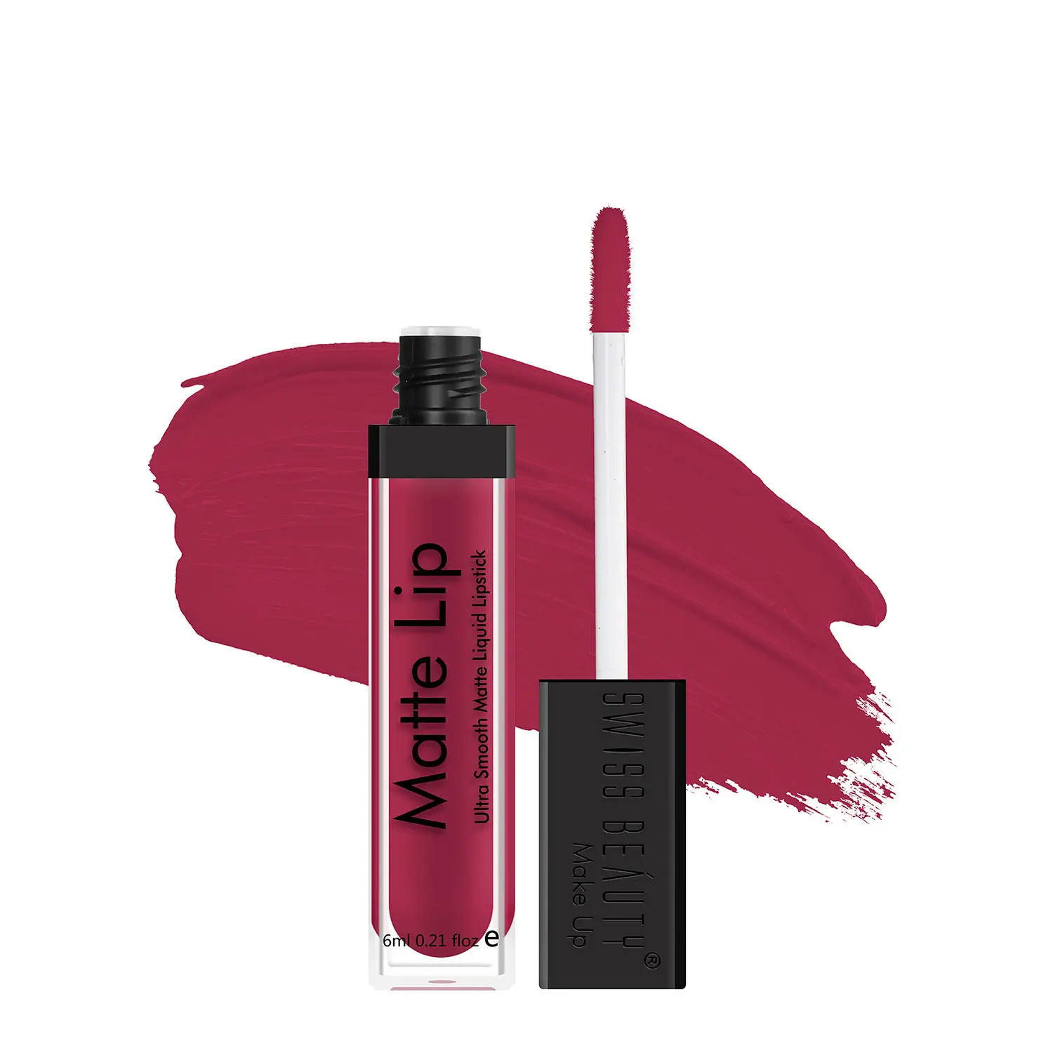 Swiss Beauty Ultra Smooth Matte Liquid Lipstick| Smooth Lip Color| Matte Finish|37 | 6ml