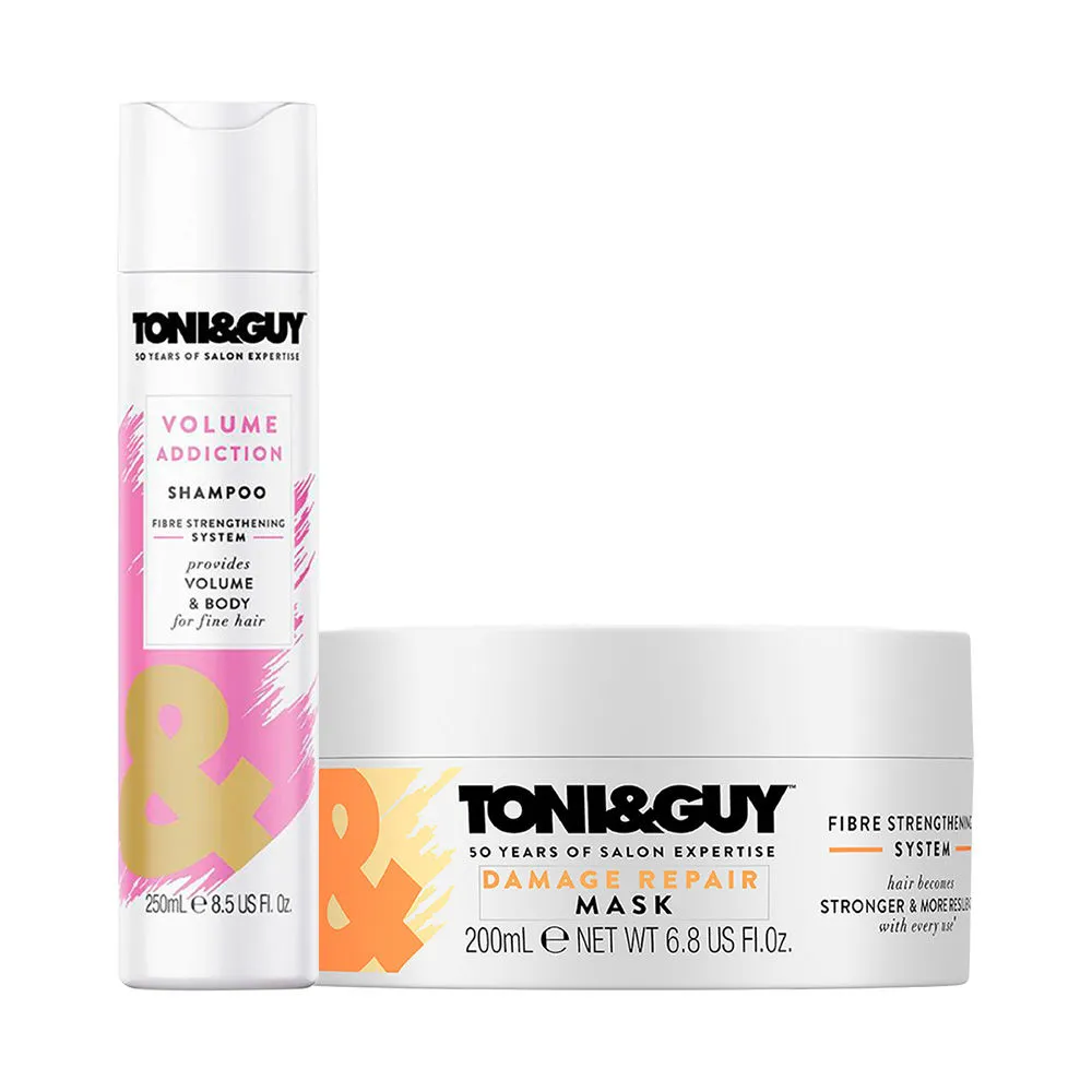 Toni&Guy Volume Addiction Shampoo & Damage Repair Mask