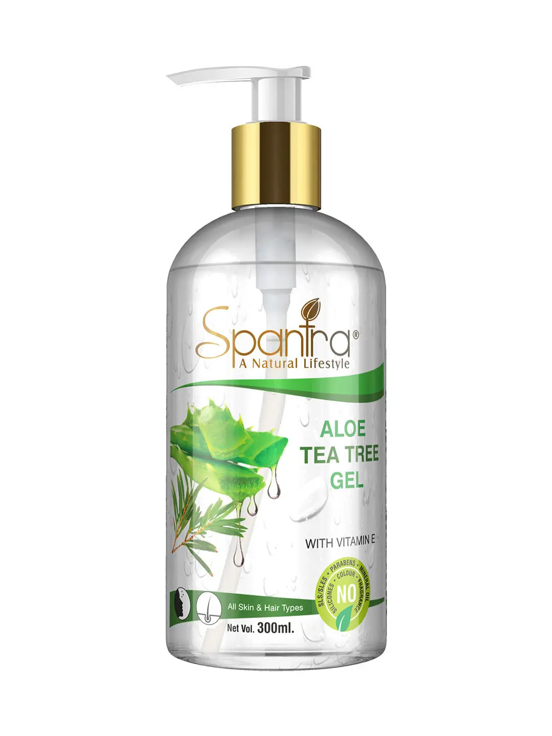 Spantra Aloe Tea Tree Gel (300 ml)